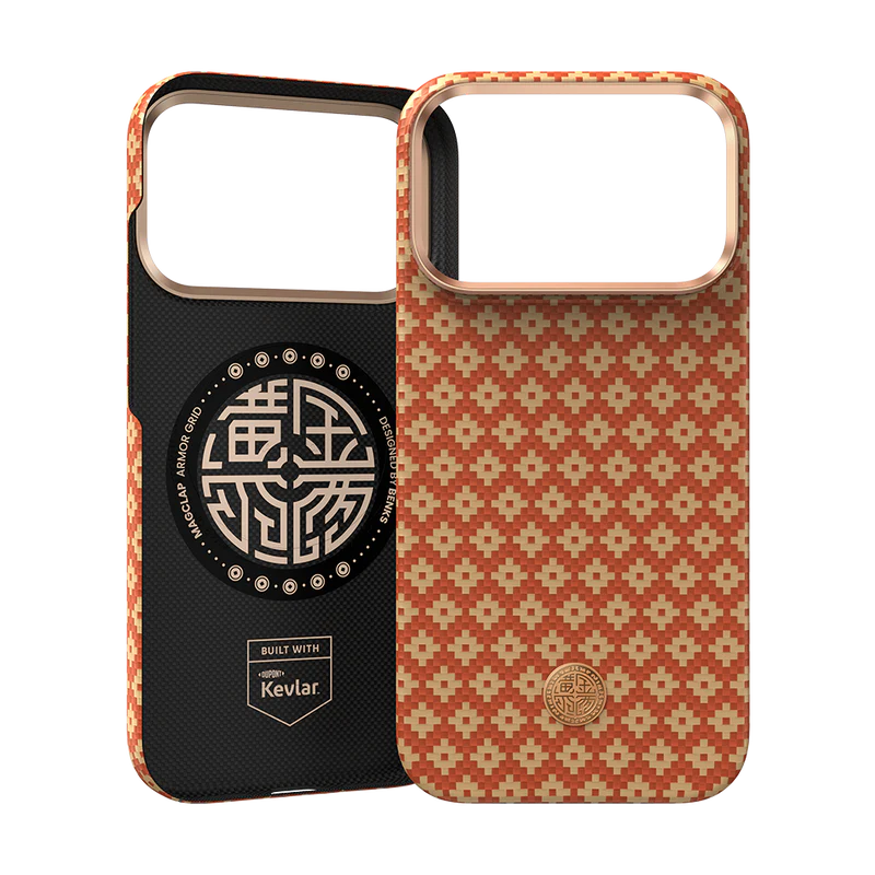 BENKS ArmorGrid ArmorAir Case built with Kevlar® for iPhone 17 Pro