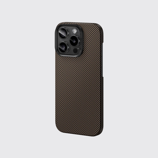 BENKS ArmorTint Case built with Kevlar® for iPhone 16 Pro (Golden Brown)