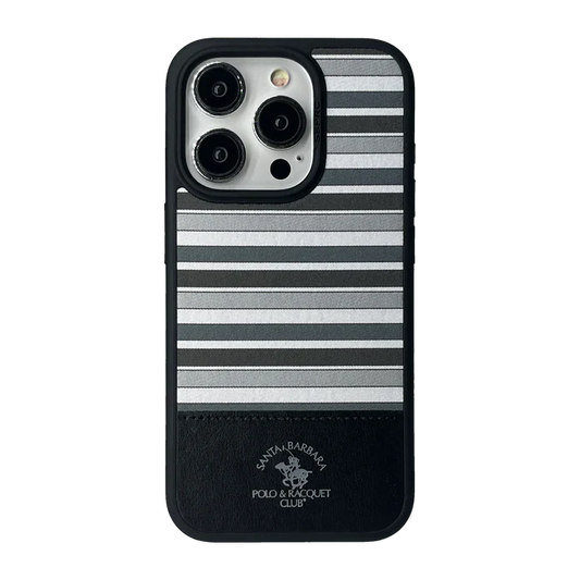 Santa Barbara Polo Raquet Club ISAAC Series for iPhone 15 (BLACK) (MAGSAFE COMPATIBLE)