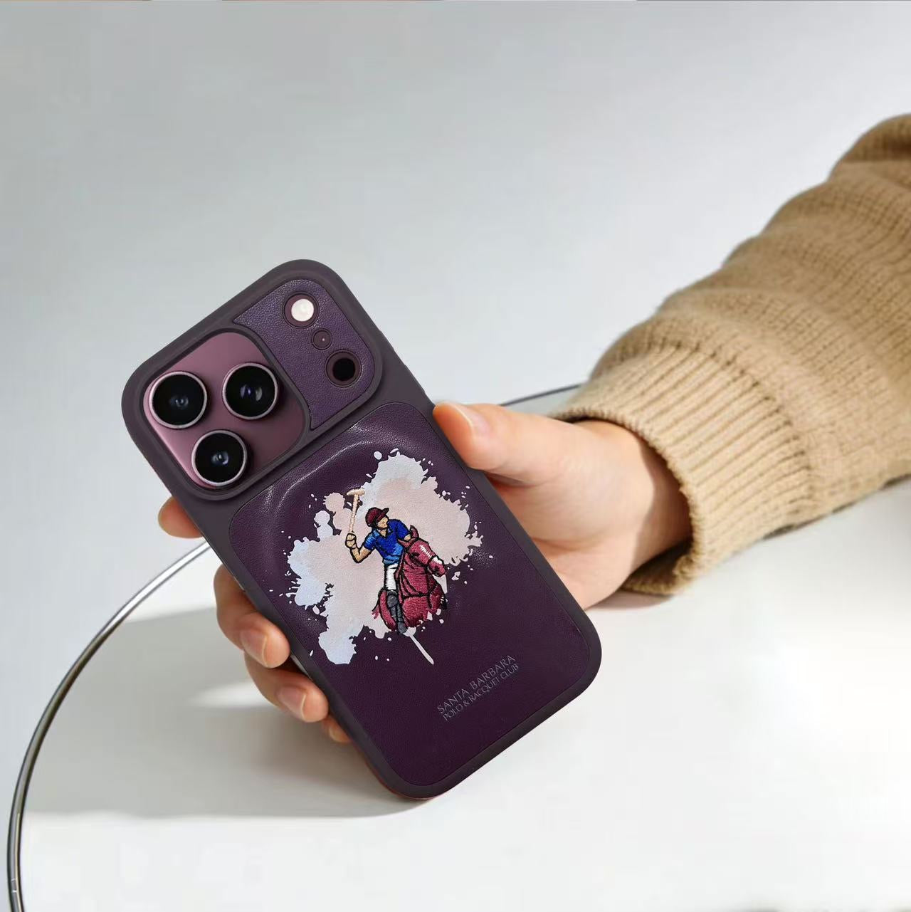 Santa Barbara Polo ICARUS Series Case For iPhone 17 Pro Max / 18 Pro Max (Purple)