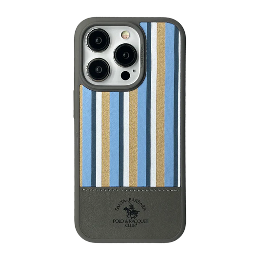 Santa Barbara Polo Raquet Club ISAAC Series for iPhone 15 Pro (GREY) (MAGSAFE COMPATIBLE)