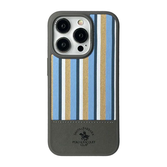 Santa Barbara Polo Raquet Club ISAAC Series for iPhone 15 (GREY) (MAGSAFE COMPATIBLE)