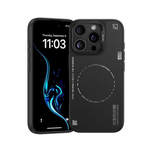 BENKS Basis Series Phone Case for iPhone 16 Pro Max (BLACK)