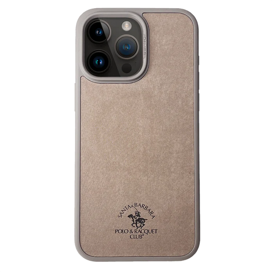 Santa Barbara Polo Raquet Club MYRON Series for iPhone 15 Pro Max (Natural-Titanium) (MAGSAFE COMPATIBLE)