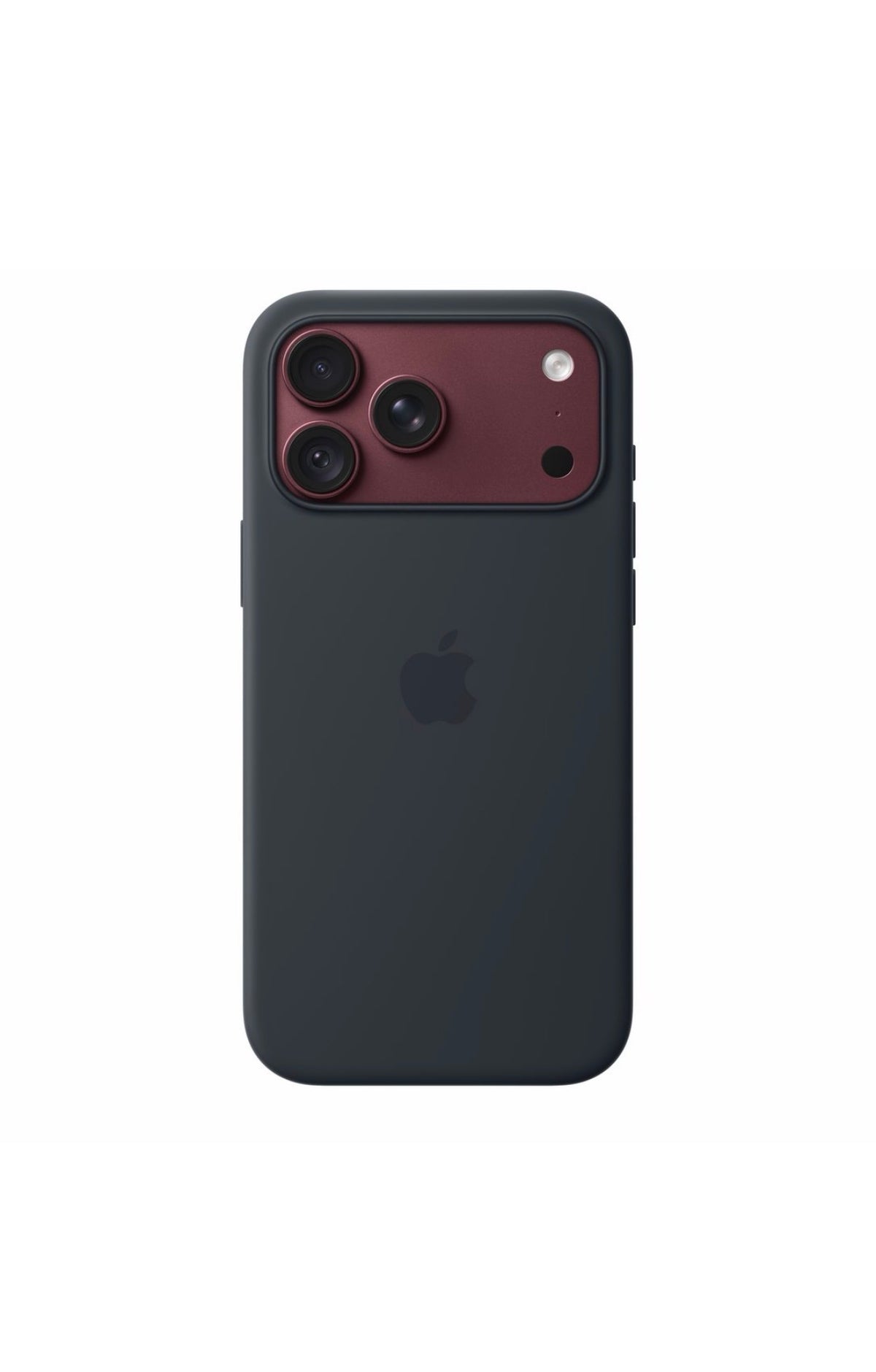 Logo Silicon Case for iPhone 17 Pro Max / 18 Pro Max (Navy Blue) (Code:5157)