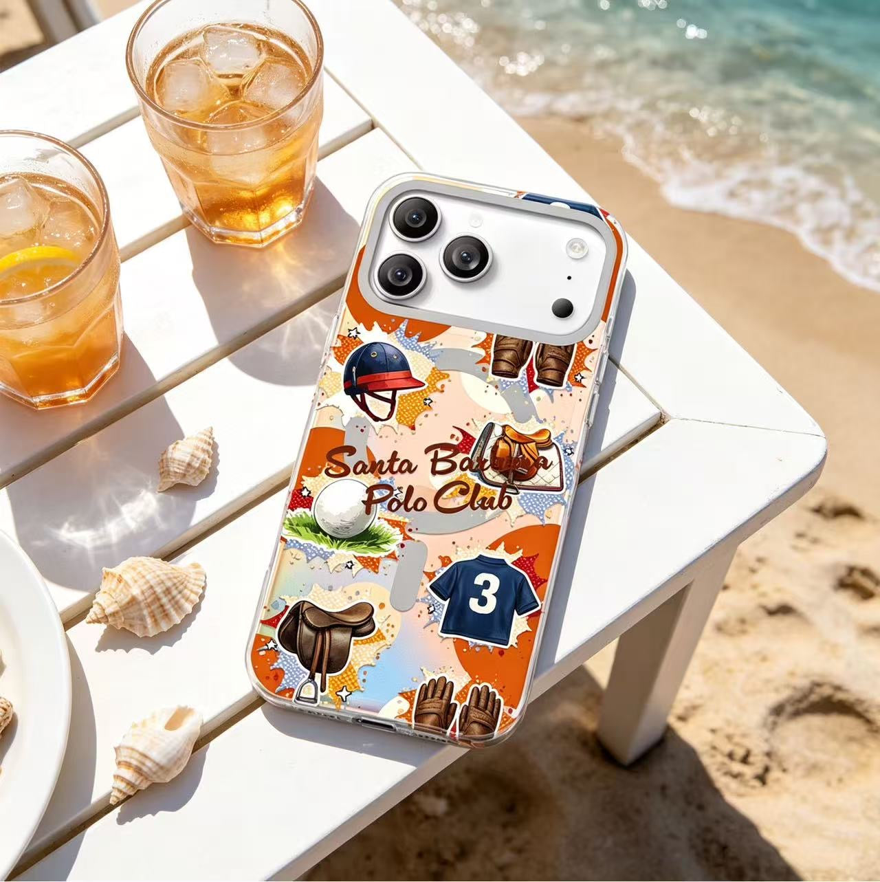 Santa Barbara Polo HYGGE Series Case For iPhone 17 Pro / 18 Pro (Orange)