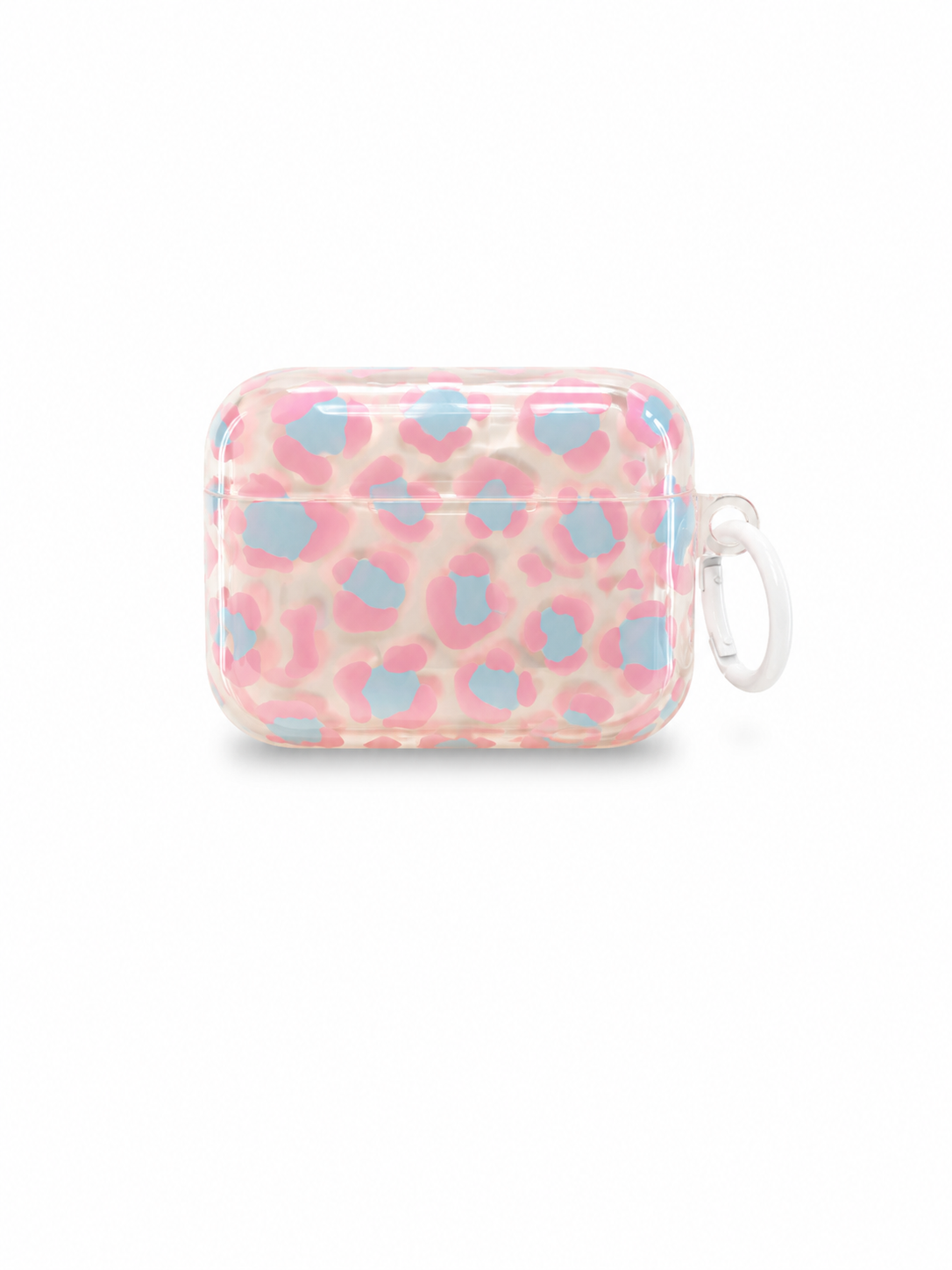 Leopard Parttern Silicon AirPods Pro3 Case(Pink/Blue)