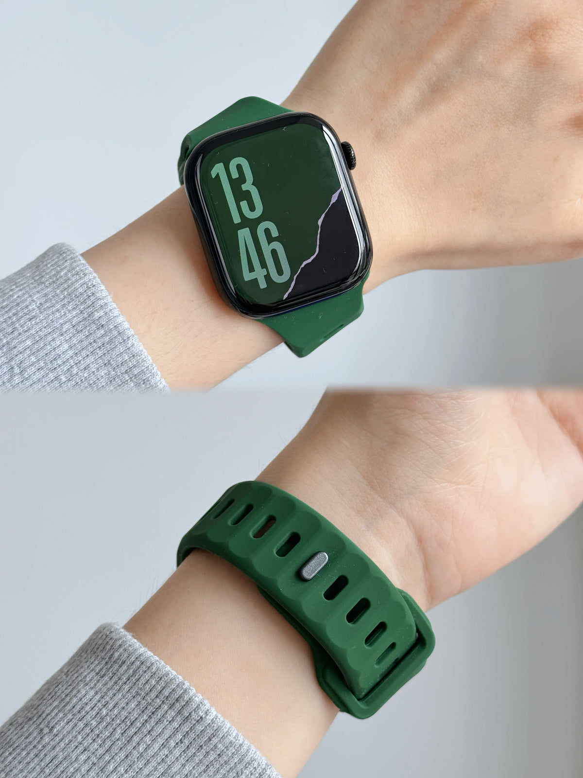 New Style Silicon Watch Band 44/45/46/49 mm (Green)