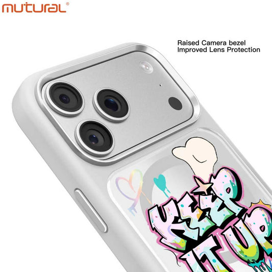 3D Silicon Designer iPhone Case for iPhone 17 Pro  (White)