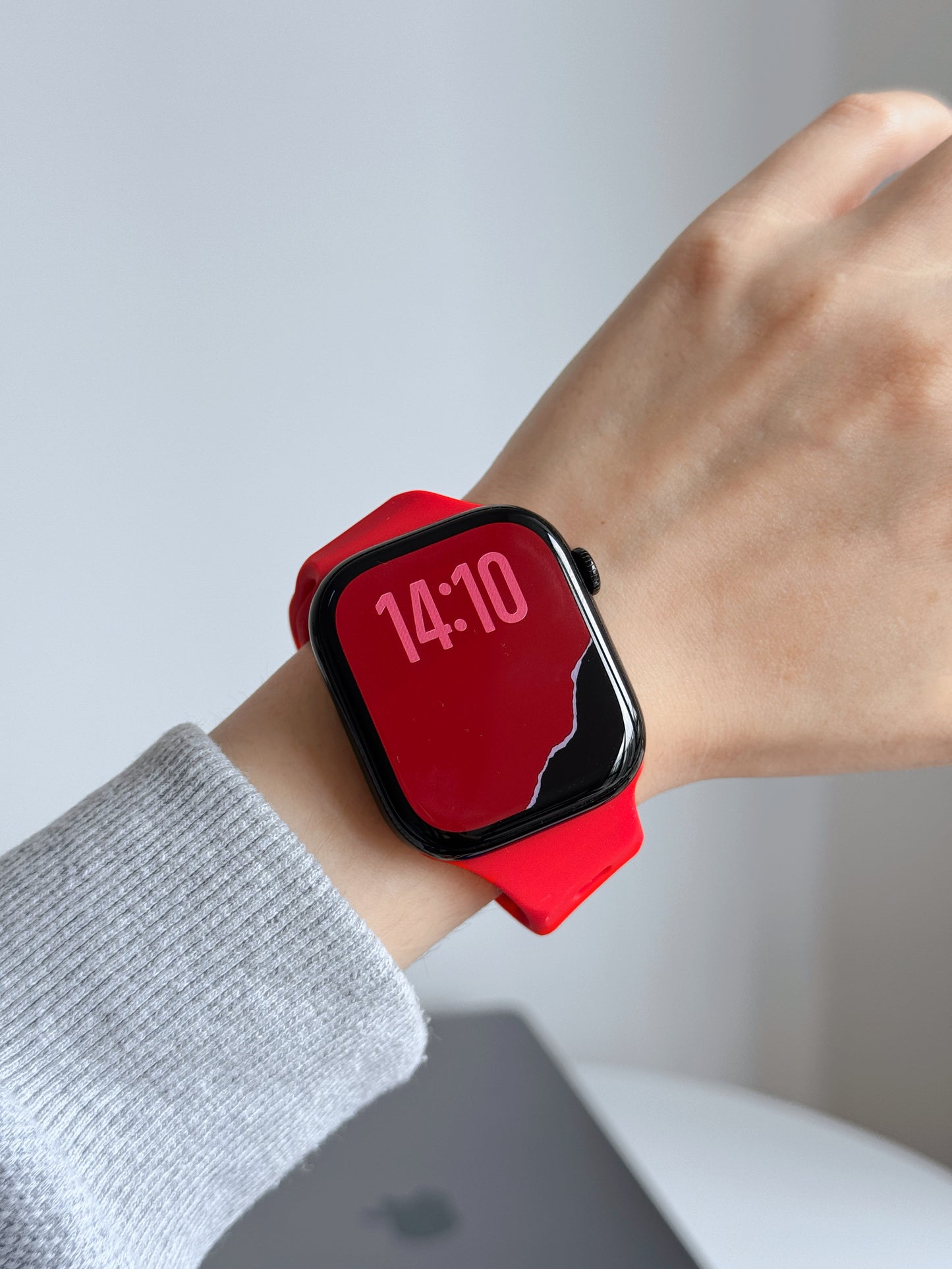 New Style Silicon Watch Band 38/40/41/42 mm (Red)