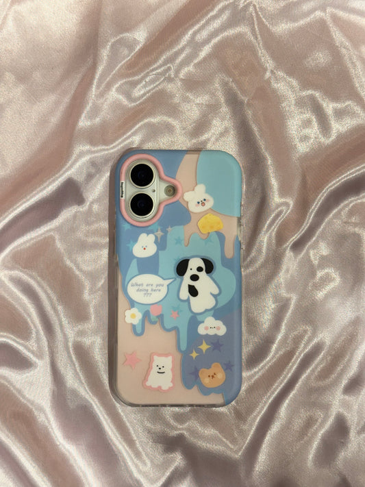 Cartoon Designer Matte Finish Case for iPhone 17