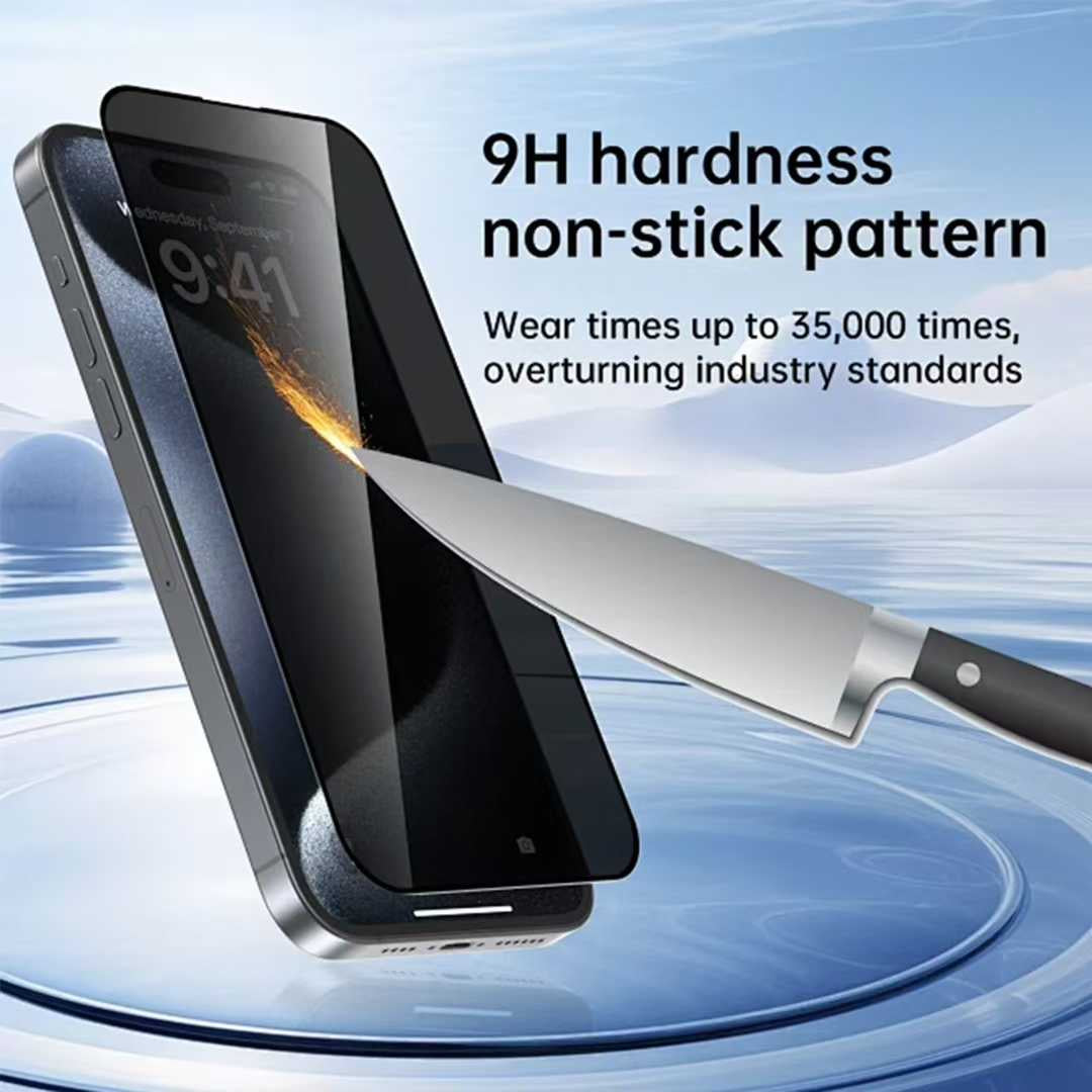 Santa Barbara Polo Raquet Club Ultra HD PRIVACY Tempered Glass Protector for iPhone 17 Pro Max (Privacy HD)