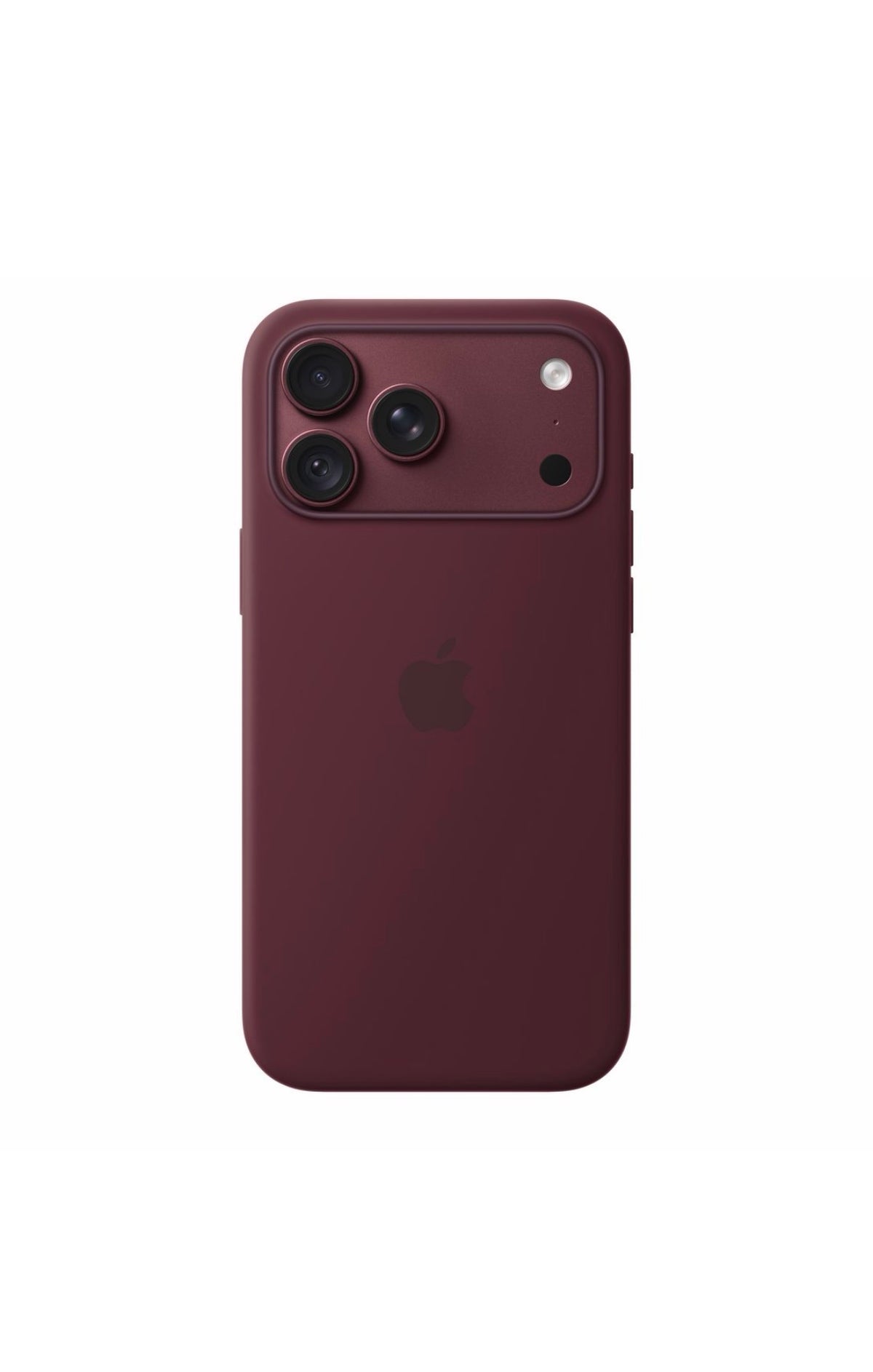 Logo Silicon Case for iPhone 17 Pro / 18 Pro (Burgundy) (Code:5149)