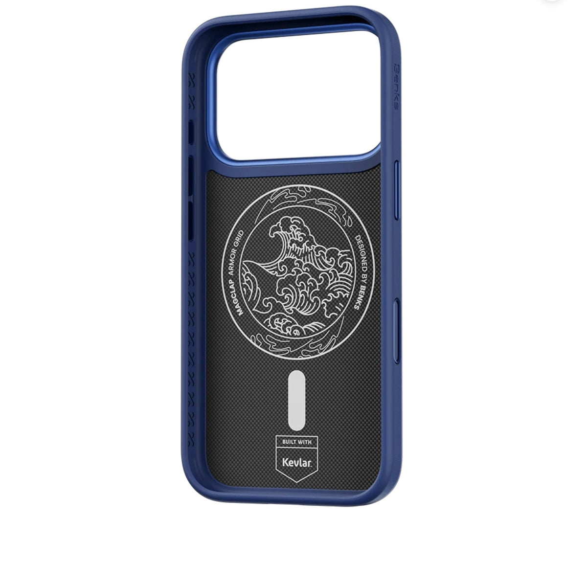 Benks ArmorGrid Pro Beyond Blue Case built with Kevlar For iPhone 17 Pro Max / 18 Pro Max (Beyond Blue) (Code:5252)