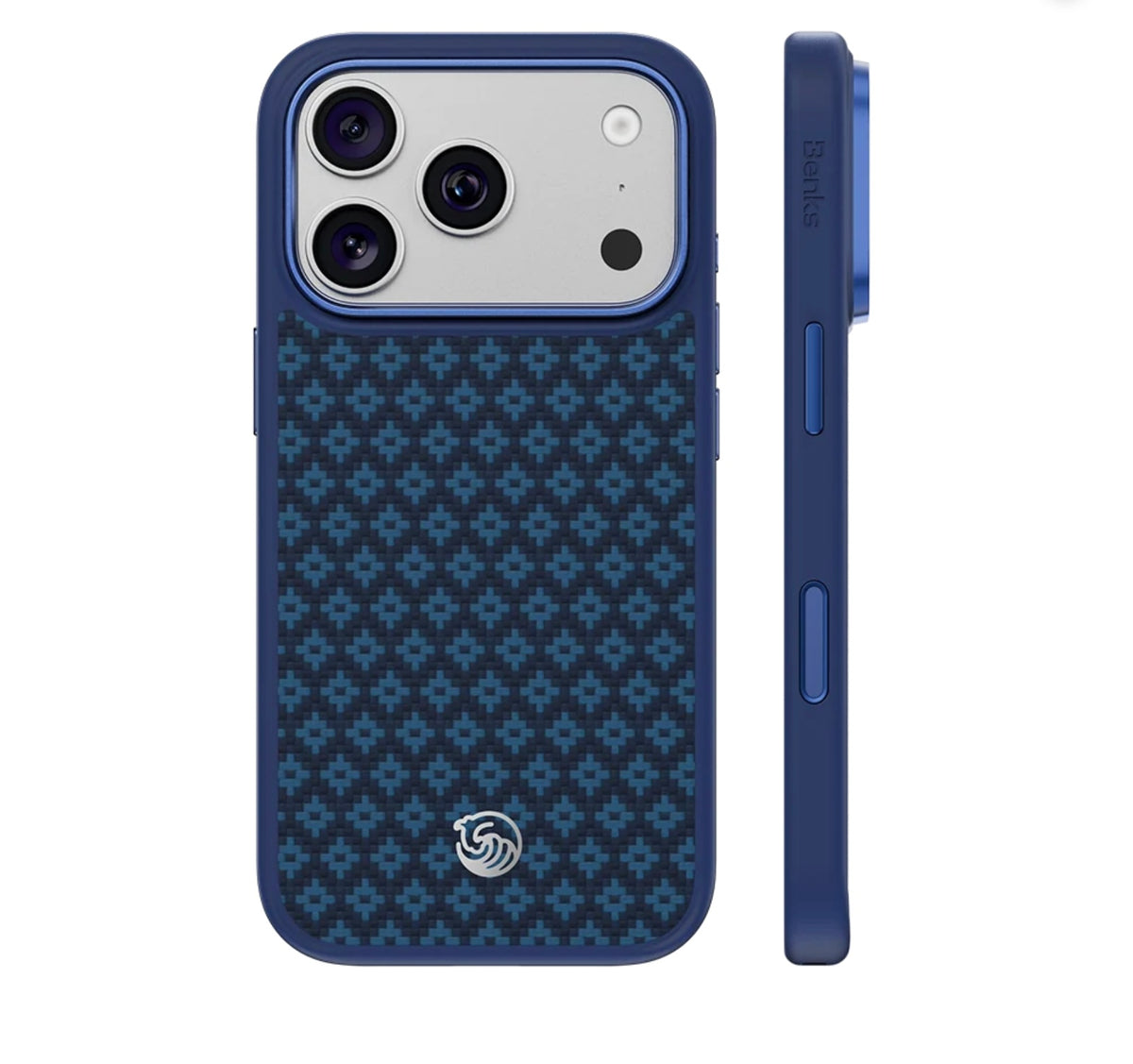 Benks ArmorGrid Pro Beyond Blue Case built with Kevlar For iPhone 17 Pro Max / 18 Pro Max (Beyond Blue) (Code:5252)