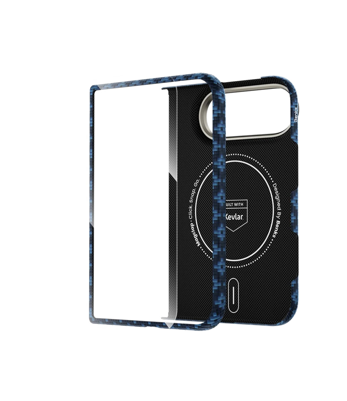 Benks ArmorGrid Air Obsidian Beyond Blue Case built with Kevlar iPhone Duo (Great Combo) (Beyond Blue) (Code:5250)