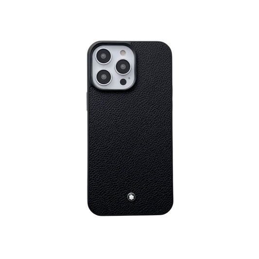 MB Luxury PU Leather Basic Leather  Pattern Case for iPhone 14 Pro