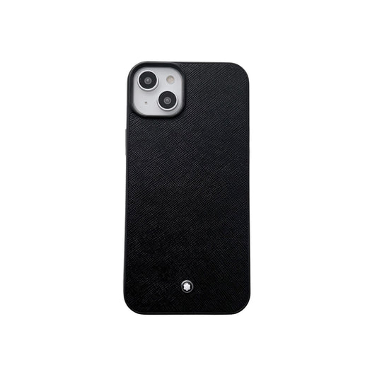 MB Luxury PU Leather Rugged  Pattern Case for iPhone 15 Pro Max