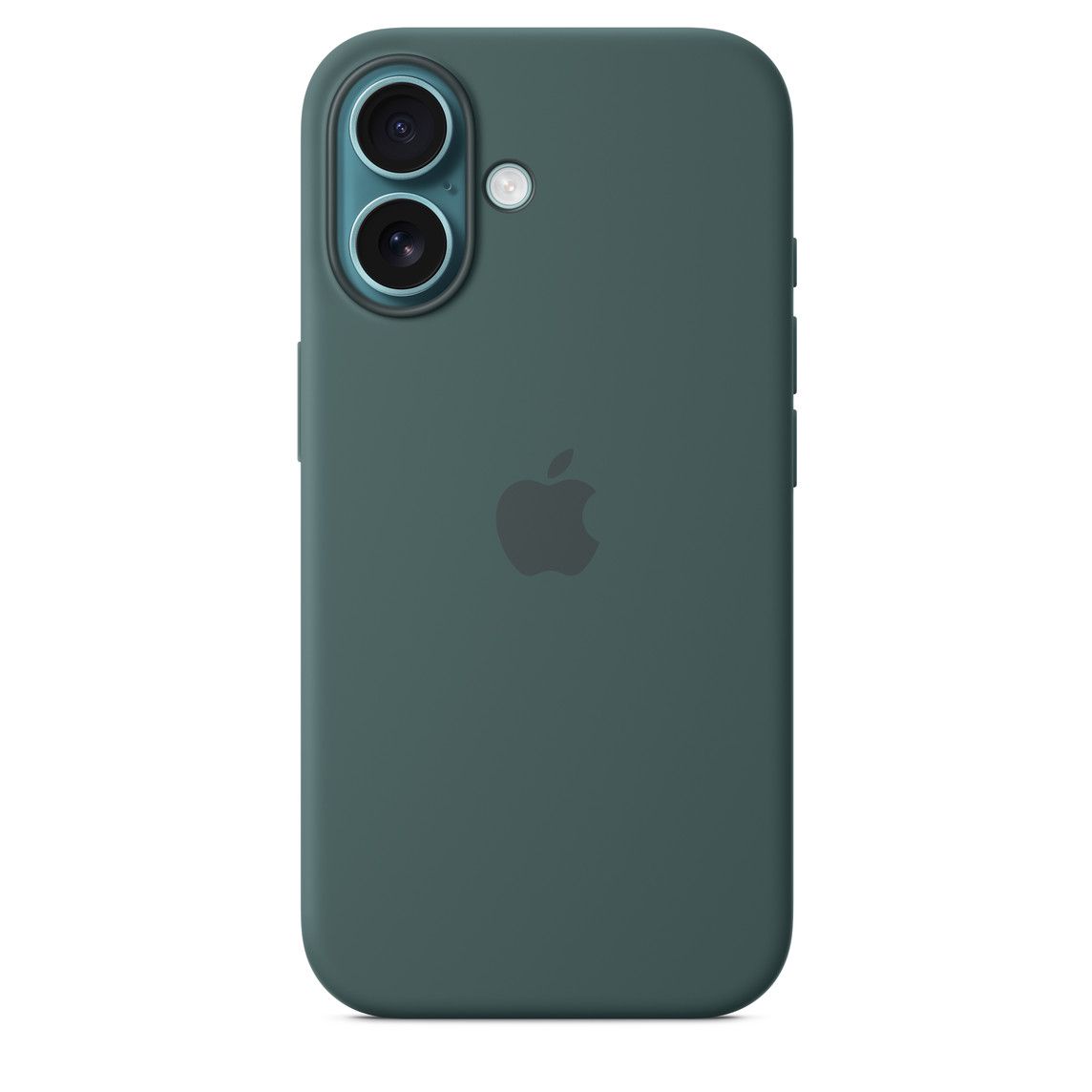 Logo Silicon Case for iPhone 16 (Lake Green)