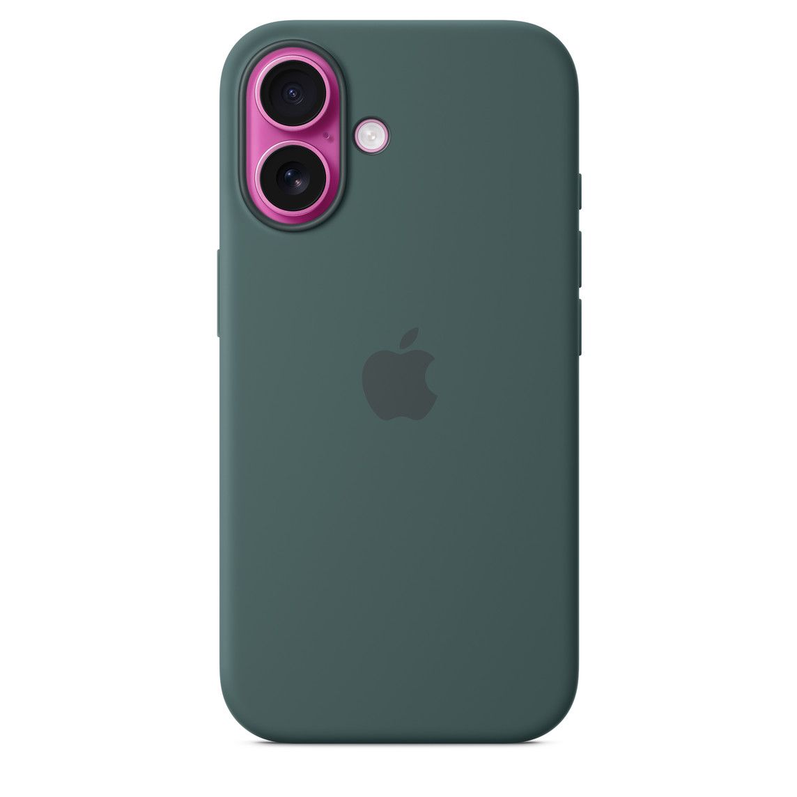 Logo Silicon Case for iPhone 16 (Lake Green)