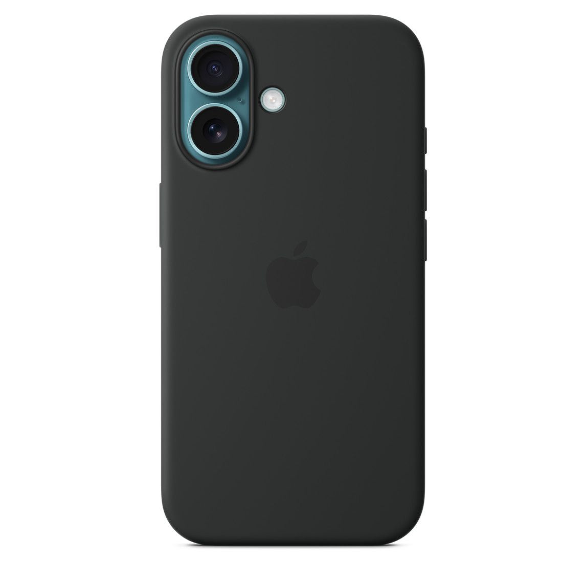 Logo Silicon Case for iPhone 16 (Black)