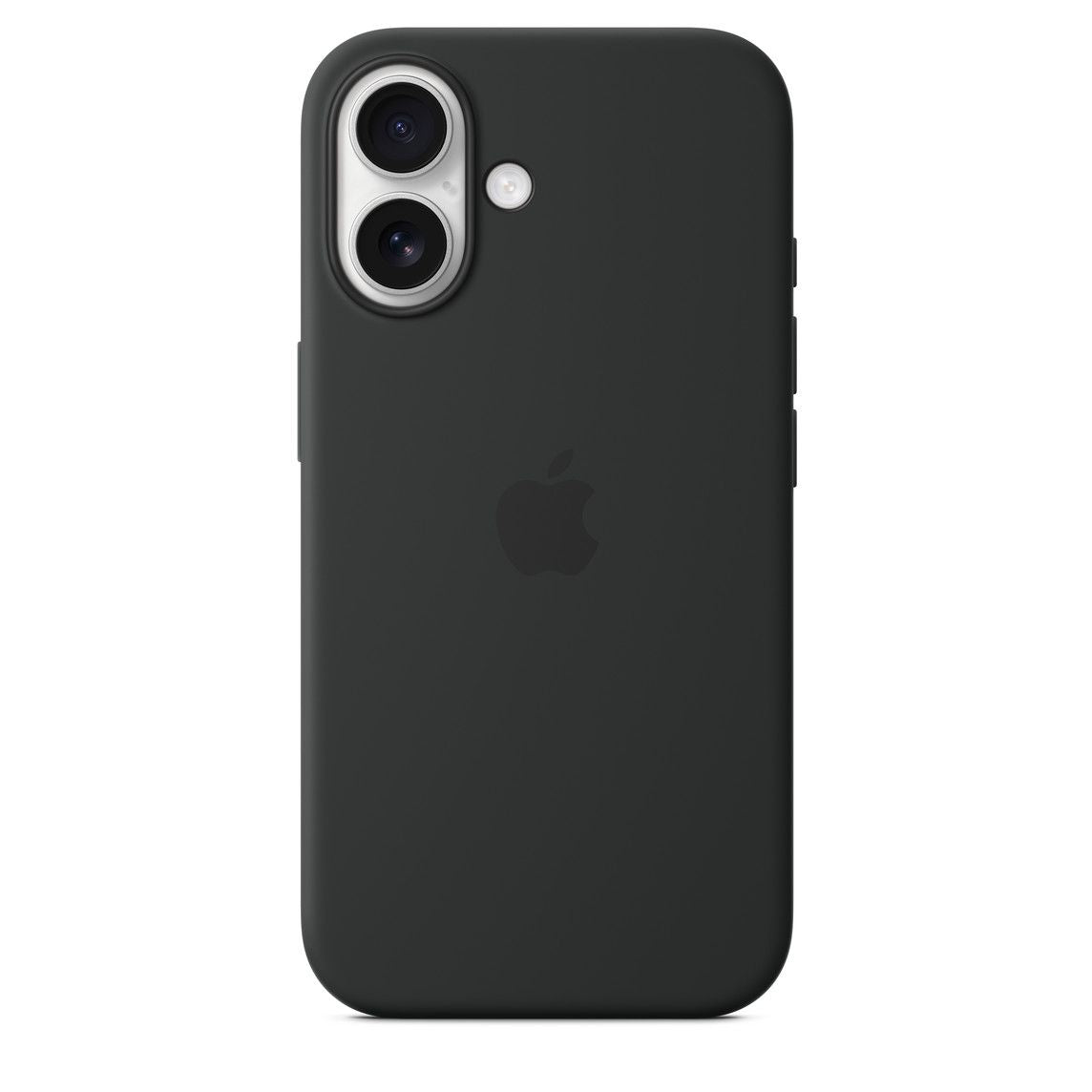 Logo Silicon Case for iPhone 16 (Black)