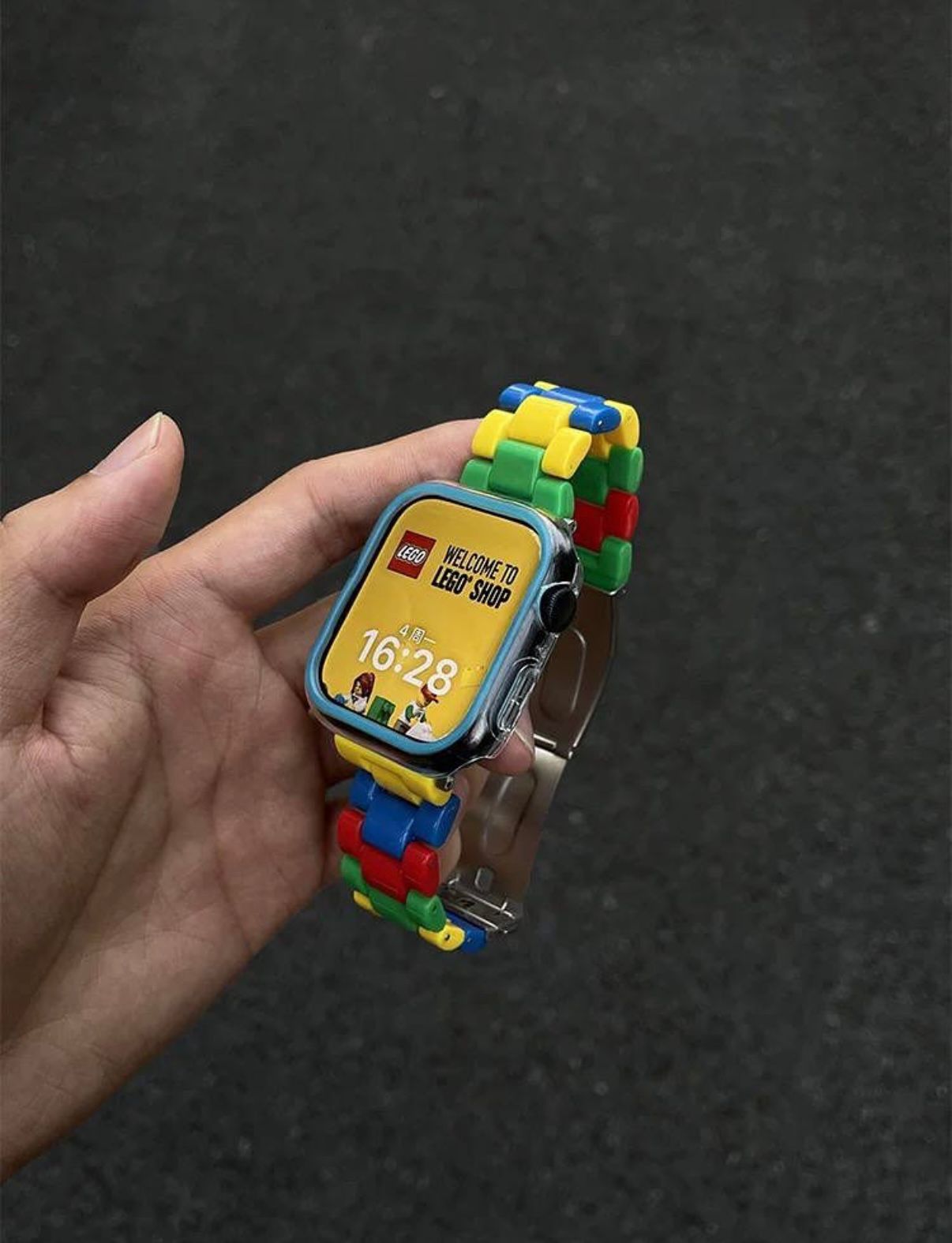 Colourful Poly Carbonate Apple iWatch Band for iWatch 44/45/46 & 49mm