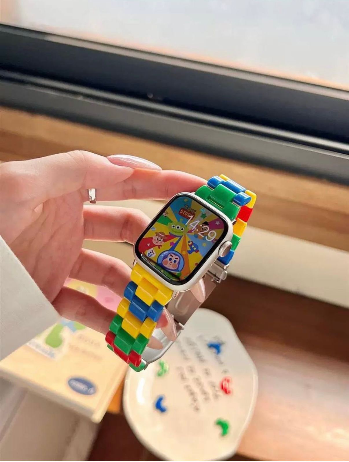 Colourful Poly Carbonate Apple iWatch Band for iWatch 44/45/46 & 49mm