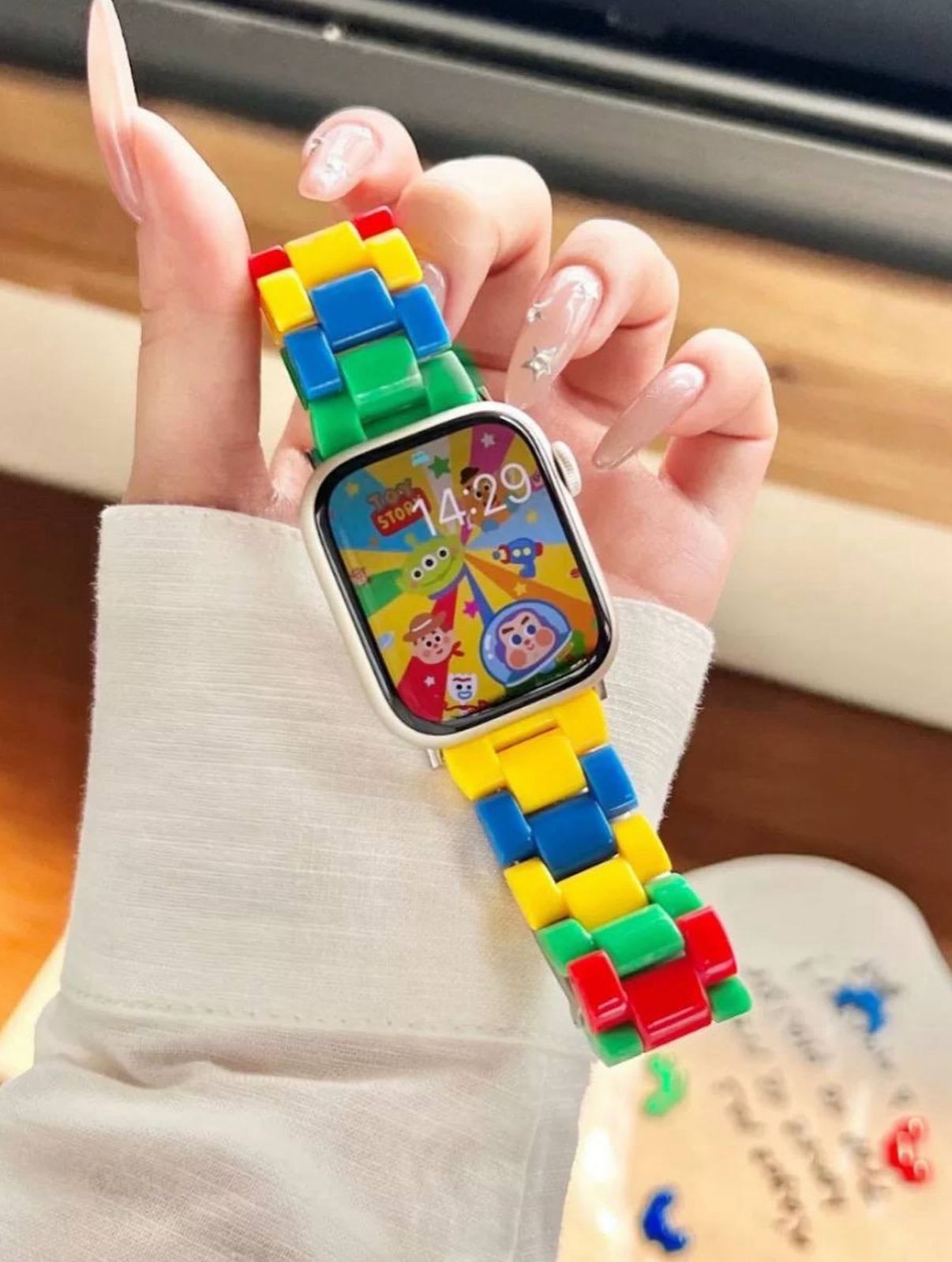 Colourful Poly Carbonate Apple iWatch Band for iWatch 44/45/46 & 49mm