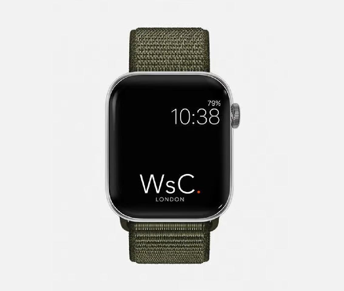 Military Green Sports Loop for iWatch 38/40 & 41mm (Watch Not Included)