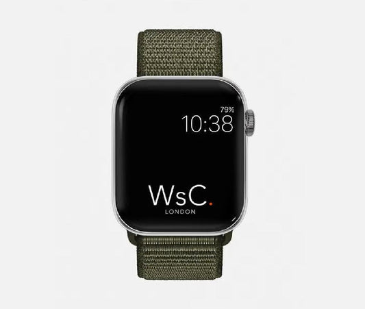 Military Green Sports Loop for iWatch 44/45/46mm & 49mm (ULTRA)(Watch Not Included)