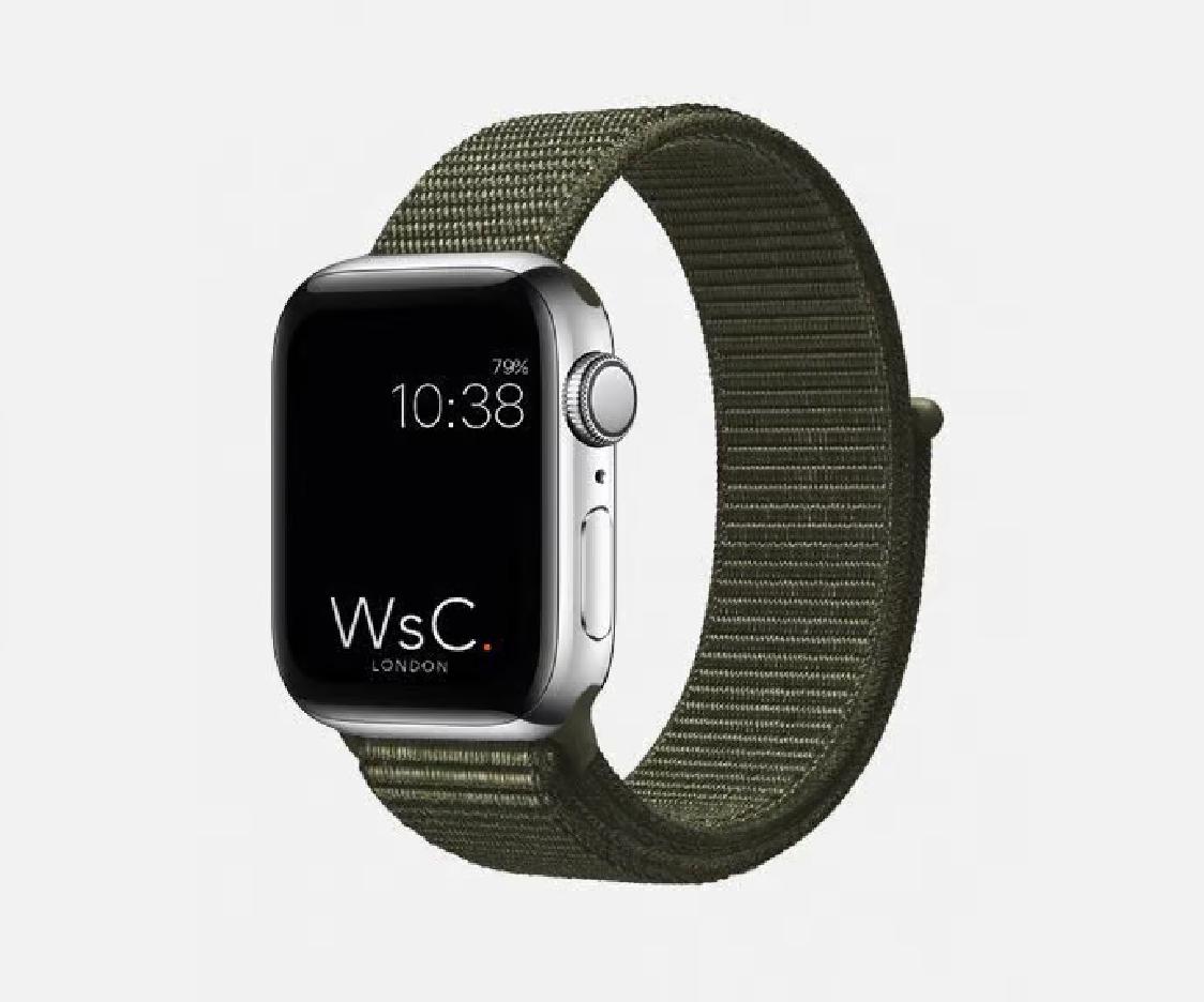 Military Green Sports Loop for iWatch 38/40 & 41mm (Watch Not Included)