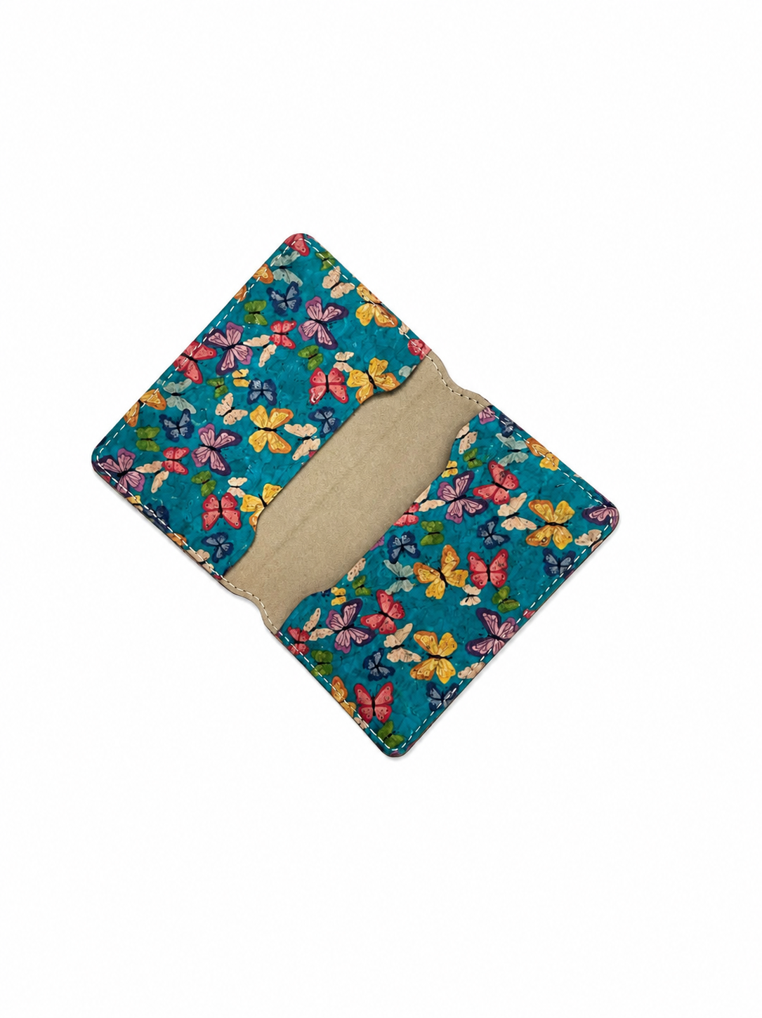 Butterfly Designer Magsafe Wallet 2 Pockets (Green)