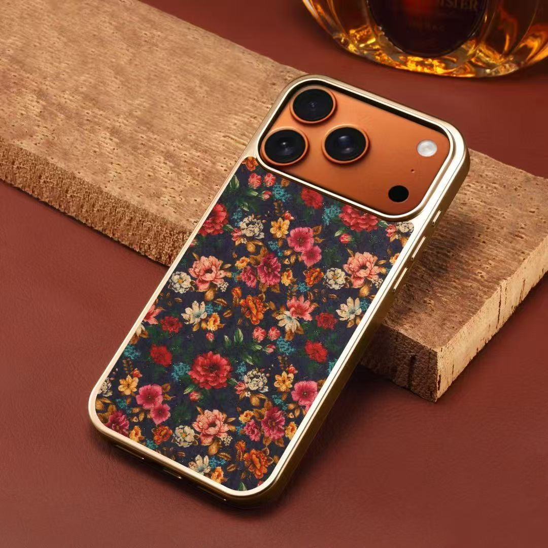 Floral Designer MagSafe Case for IPhone 17 Pro Max(Blue)