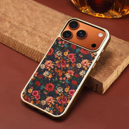 Floral Designer MagSafe Case for IPhone 17 Pro Max(Blue)