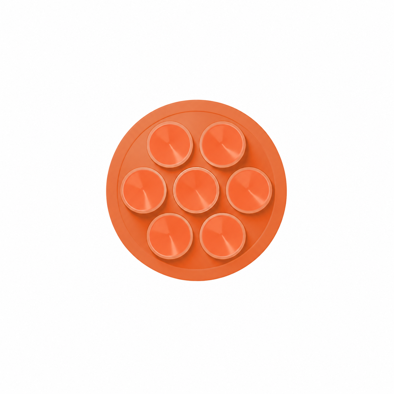 Snappy Sticky MagSafe Grip Stand Pop Socket (Orange)
