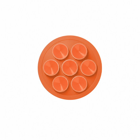 Snappy Sticky MagSafe Grip Stand Pop Socket (Orange)