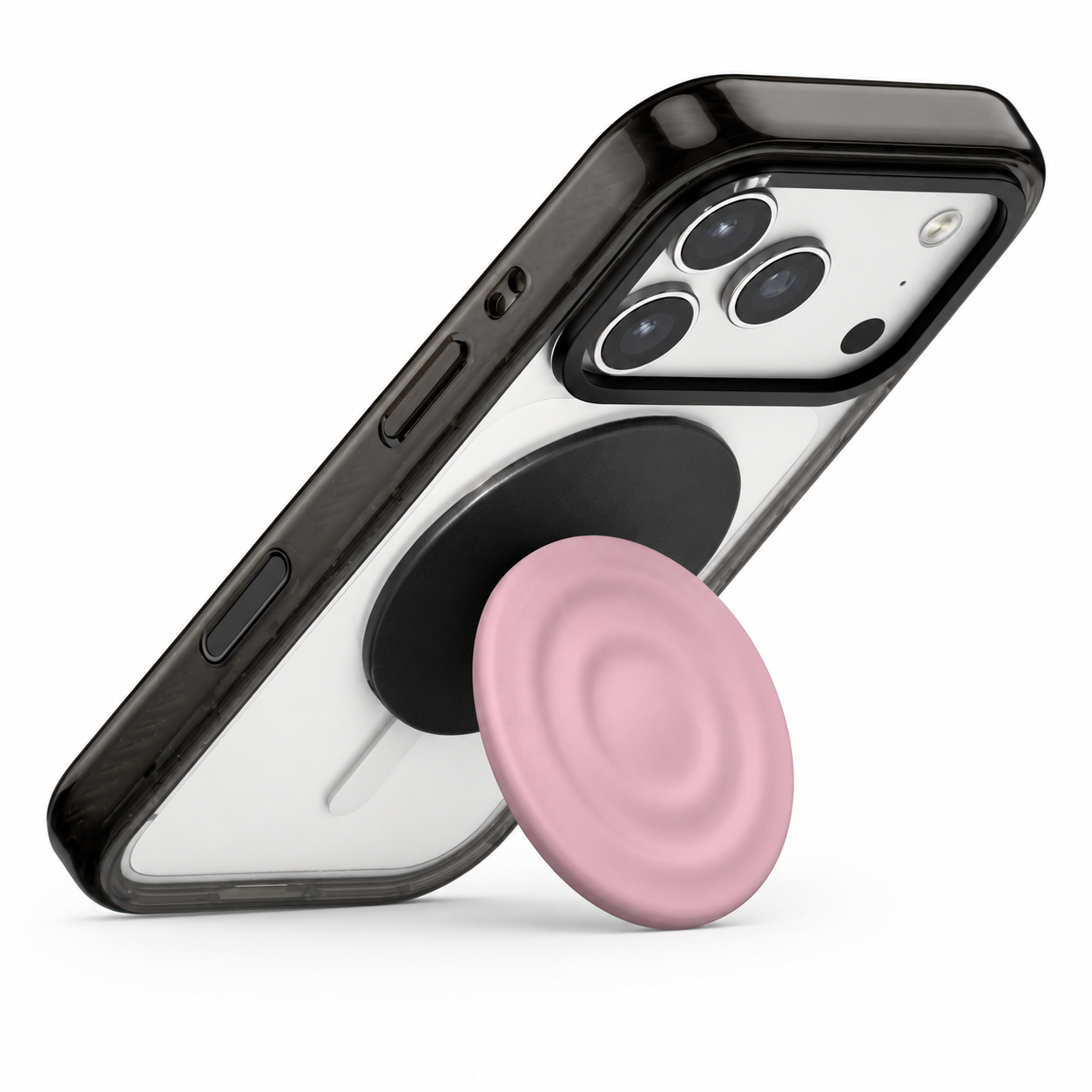 Snappy Silicon MagSafe Grip Stand Pop Socket (Pink)