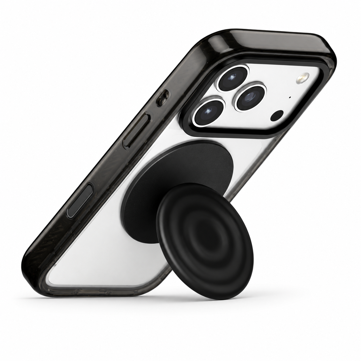 Snappy Silicon MagSafe Grip Stand Pop Socket (Black)