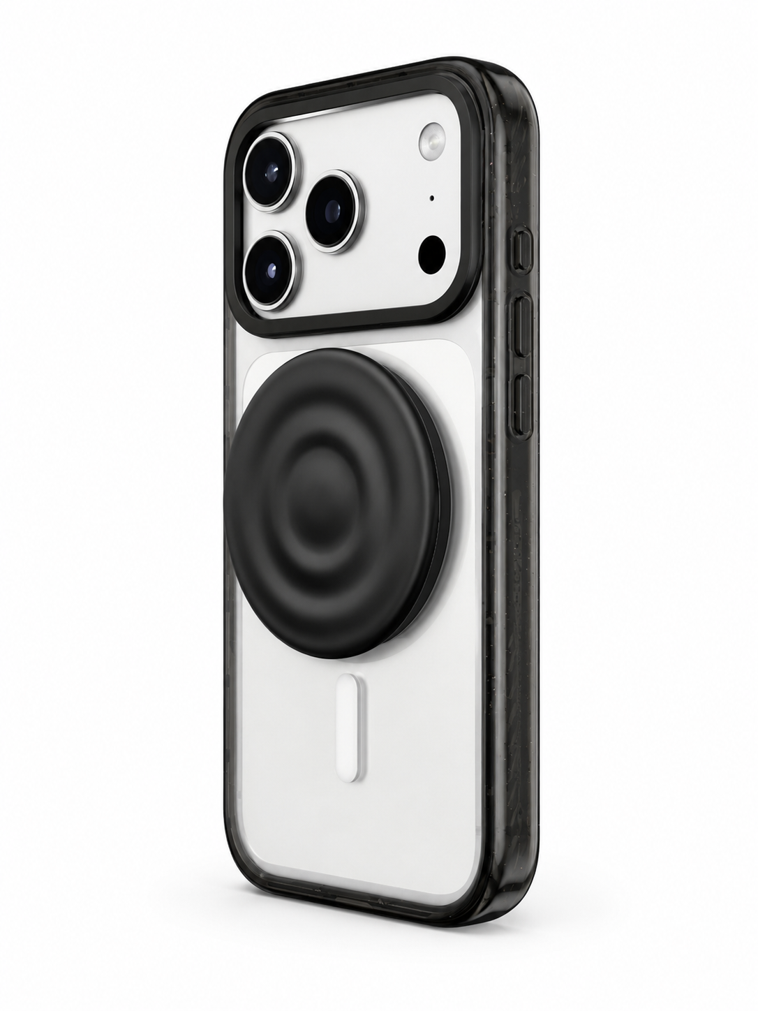Snappy Silicon MagSafe Grip Stand Pop Socket (Black)