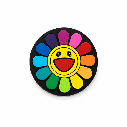 Snappy Floral MagSafe Grip Stand Pop Socket (Rainbow)