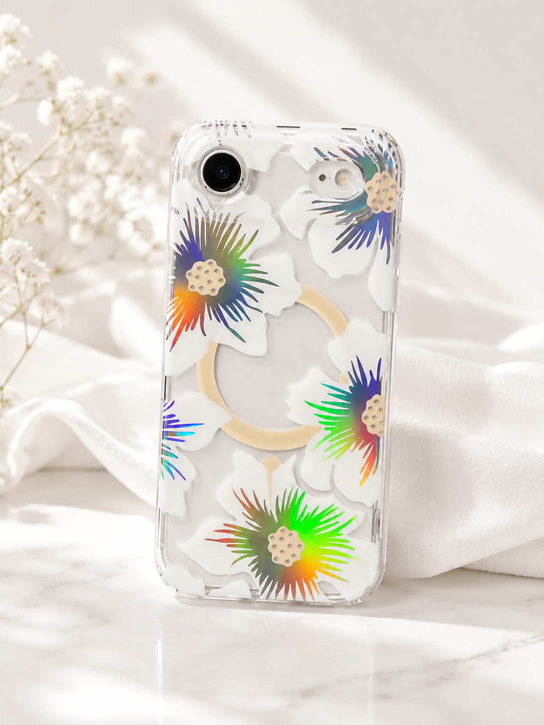 Leopard Pattern MagSafe Case For iPhone17 Air (Floral 4)