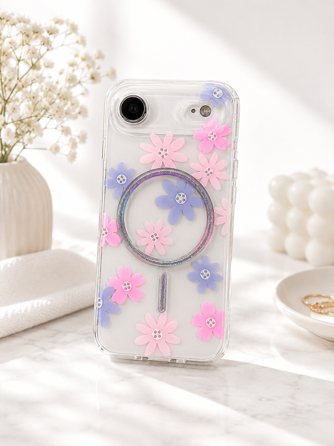 Leopard Pattern MagSafe Case For iPhone17 Air (Pink)
