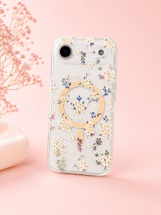 Leopard Pattern MagSafe Case For iPhone17 Air(Floral 1)