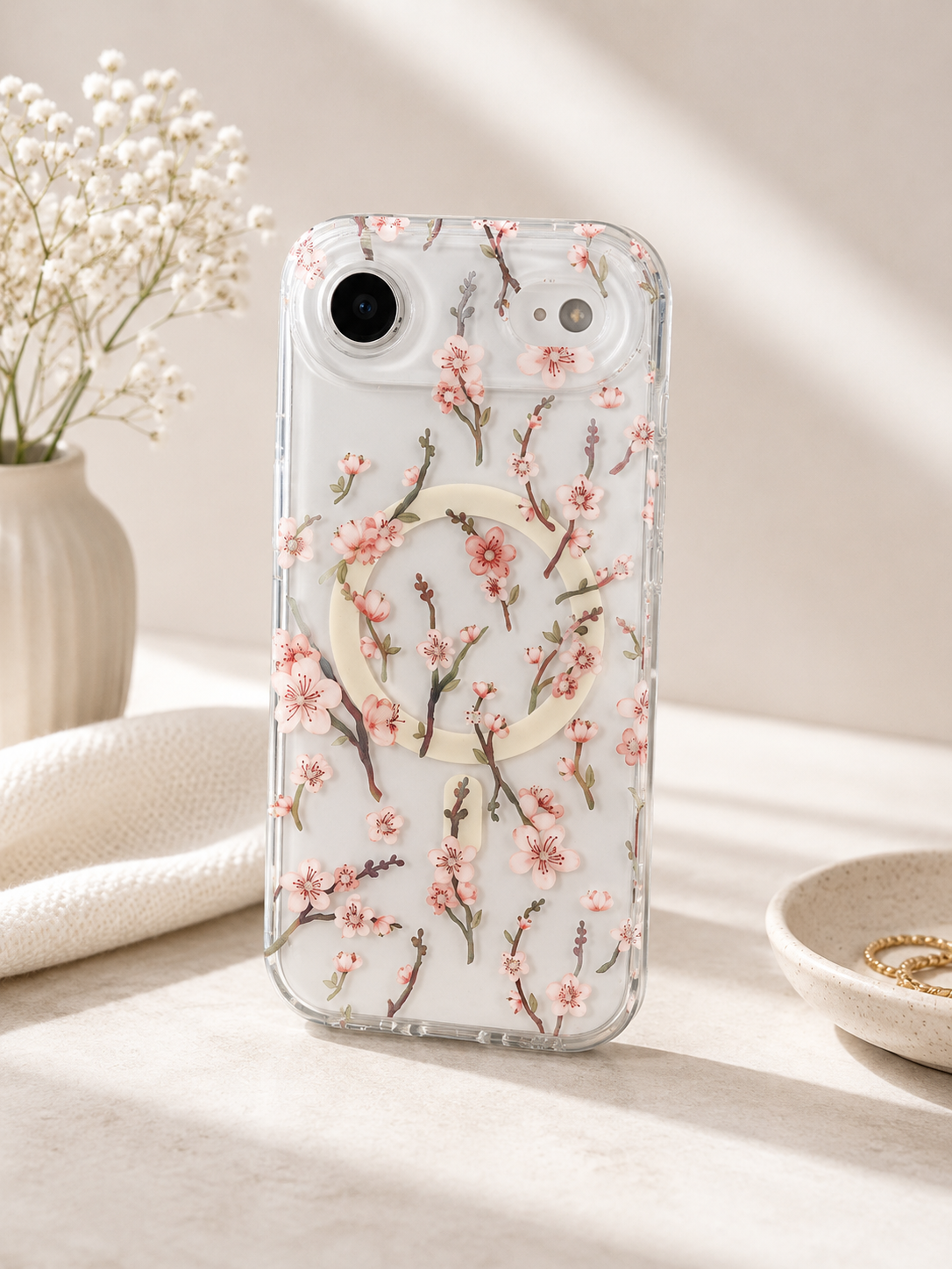 Leopard Pattern MagSafe Case For iPhone17 Air(Floral 3)