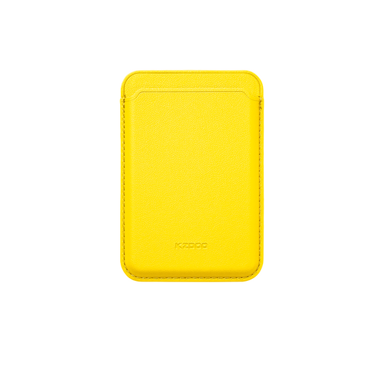 KZDOO Leather MagSafe Wallet(Yellow)