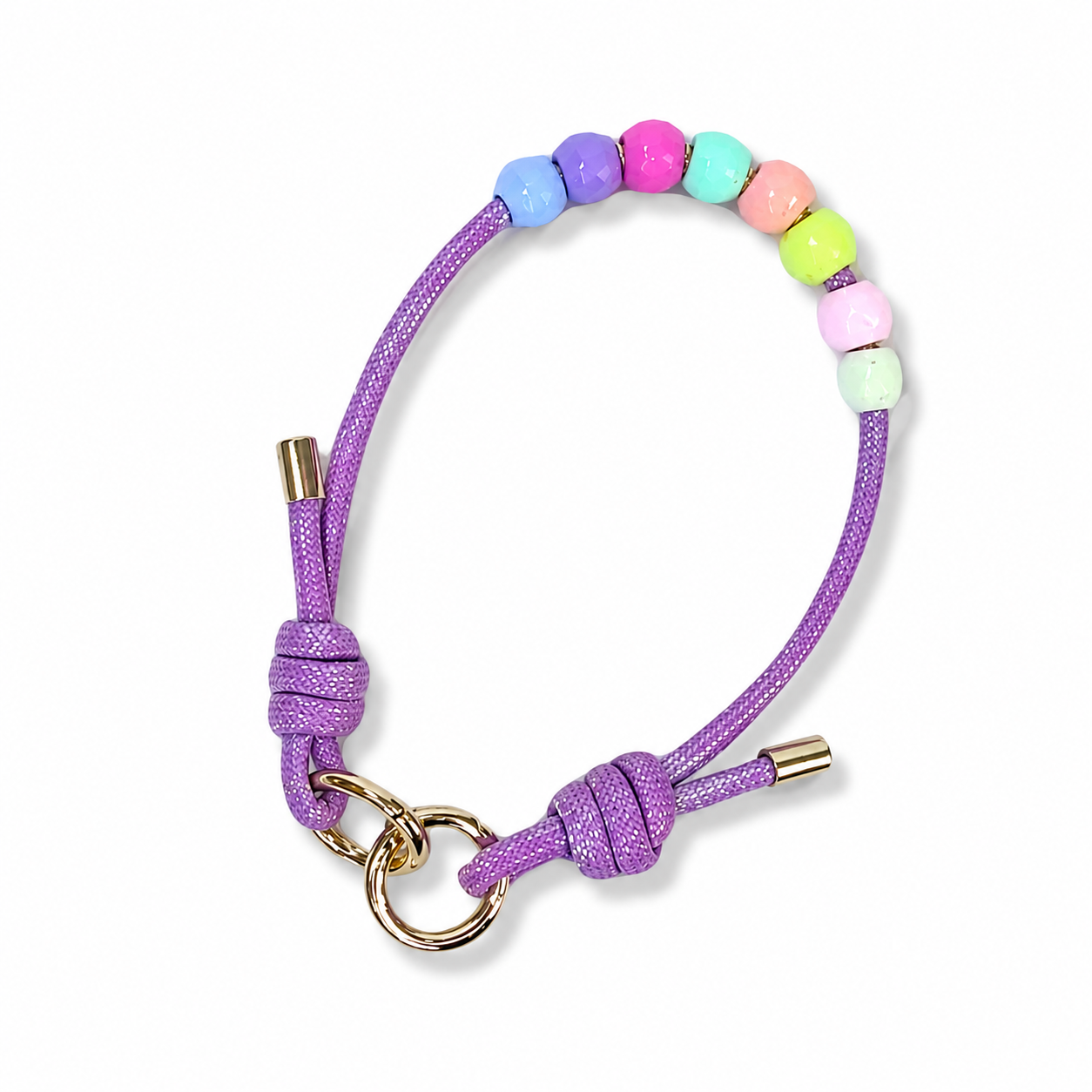 Wrist LanYards Beads Design(Purple)