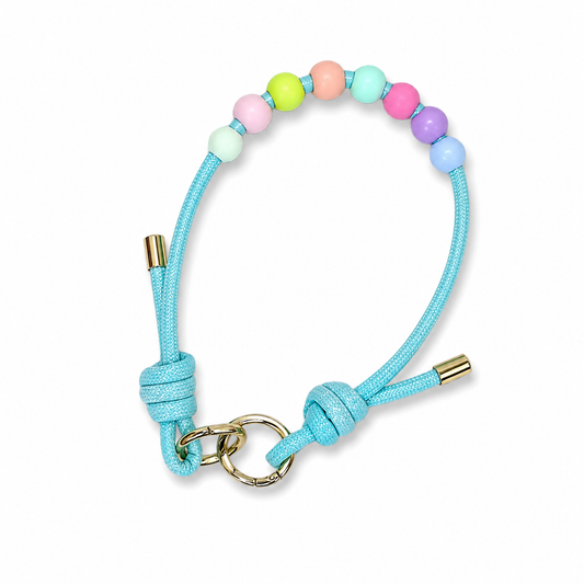 Wrist LanYards Beads Design(Sea Green)