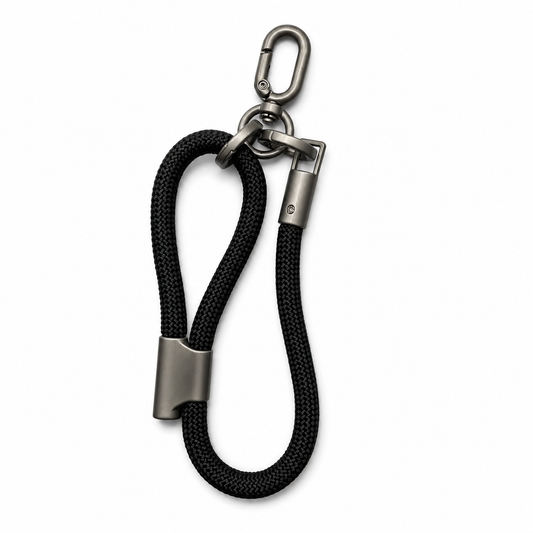 Plain Wrist Lanyards (Black)