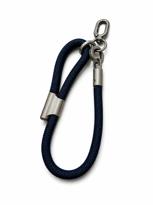 Plain Wrist Lanyards (Navy Blue)